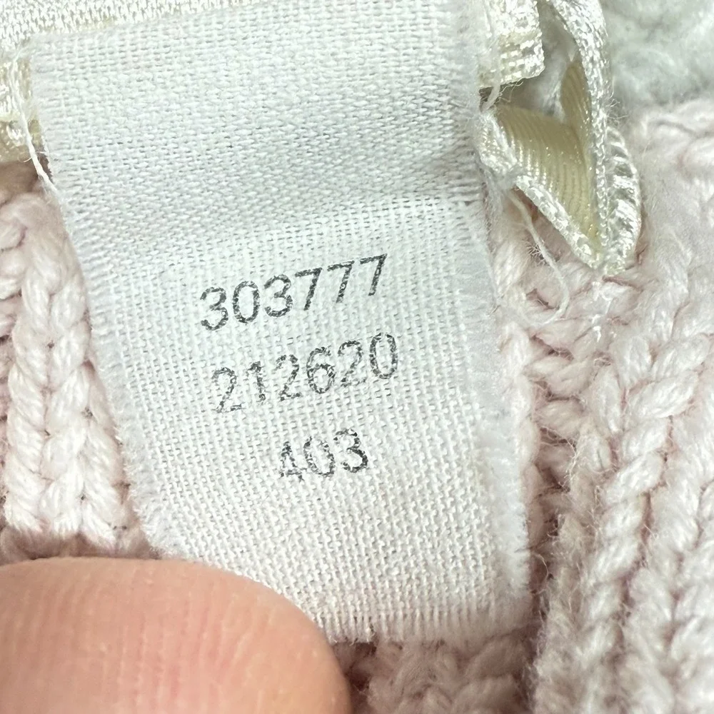 Old Navy Women's Sweater Medium V Neck Long Sleeve Ribbed Knit Cotton Pink Boho - Picture 5 of 10